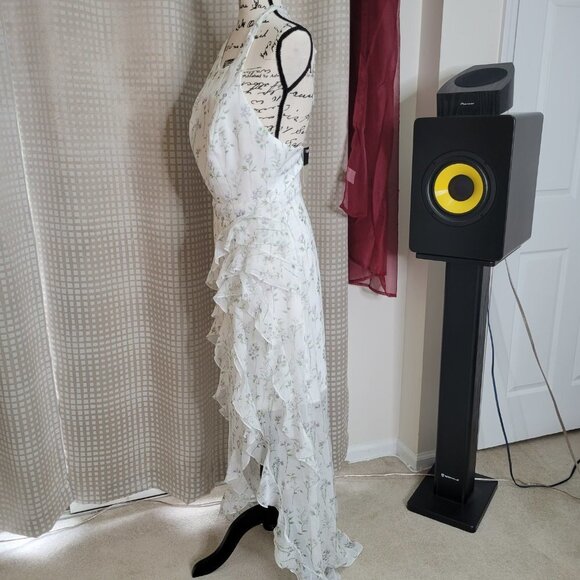 NWT Iorane Floral Halter Maxi Dress - Size Medium - Picture 2 of 13